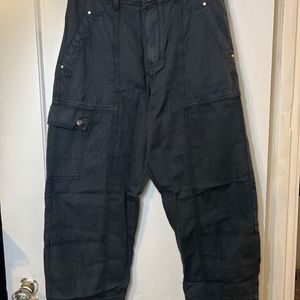 Anthropologie dark blue utility pants